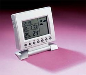 LCD Weather Clock With Back Light